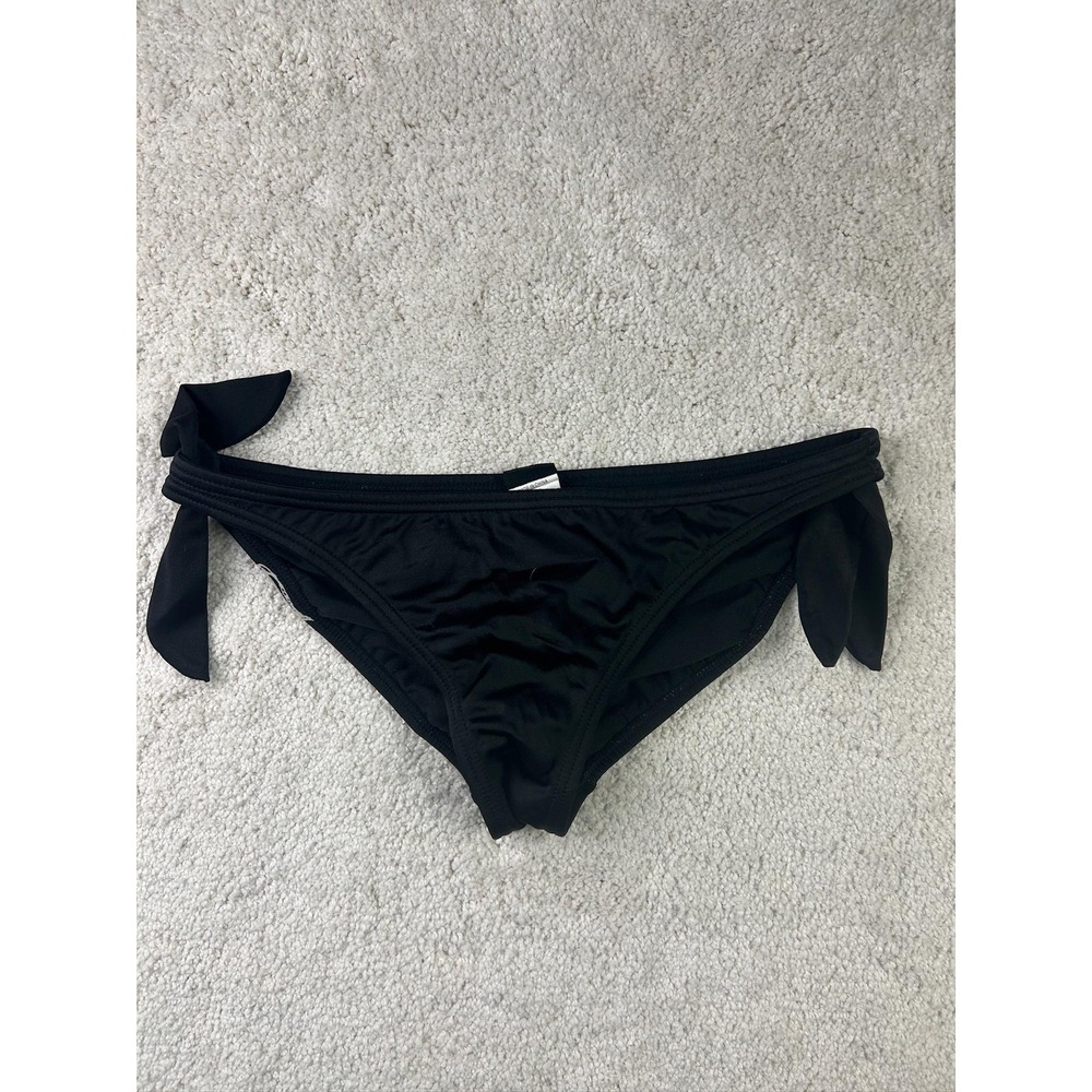 Billabong Bikini Bottom Womens‎ Small Black X320A0BP Swim Side Tie Surfer Beach